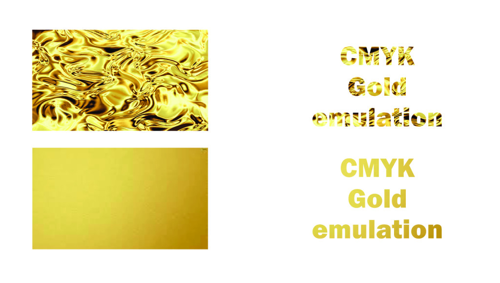cmyk gold emulation